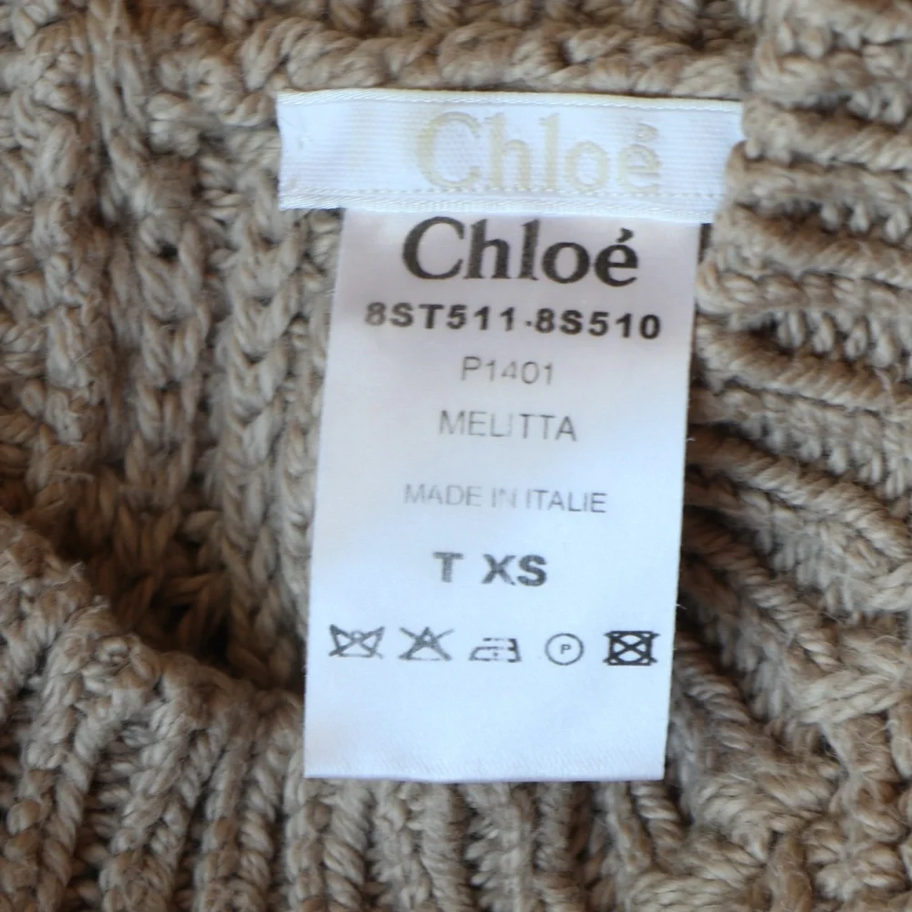 Chloe sleeveless all-cotton knit sweater crew neck - Picture 7 of 10